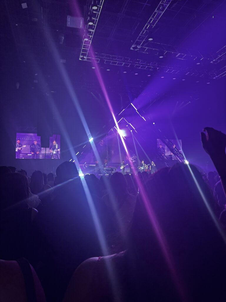 Stage view from Bee's seats at the Camila concert in San Antonio